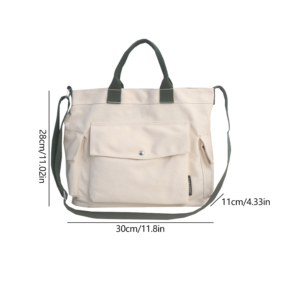 Canvas crossbodytas voor dames, grote capaciteit, messenger bag, casual, verstelbare riem, eenvoudige, draagbare boodschappentas, forenzentas: Geel