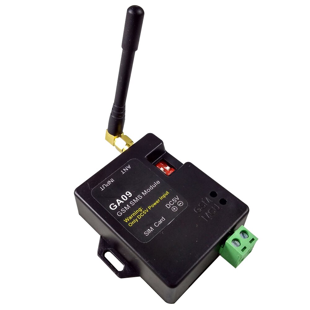 GA09 GSM alerta de 8 canales sensores de ventana SMS Mini alarma Universal inalámbrica llamada de seguridad del hogar puerta remota APP antena módulo