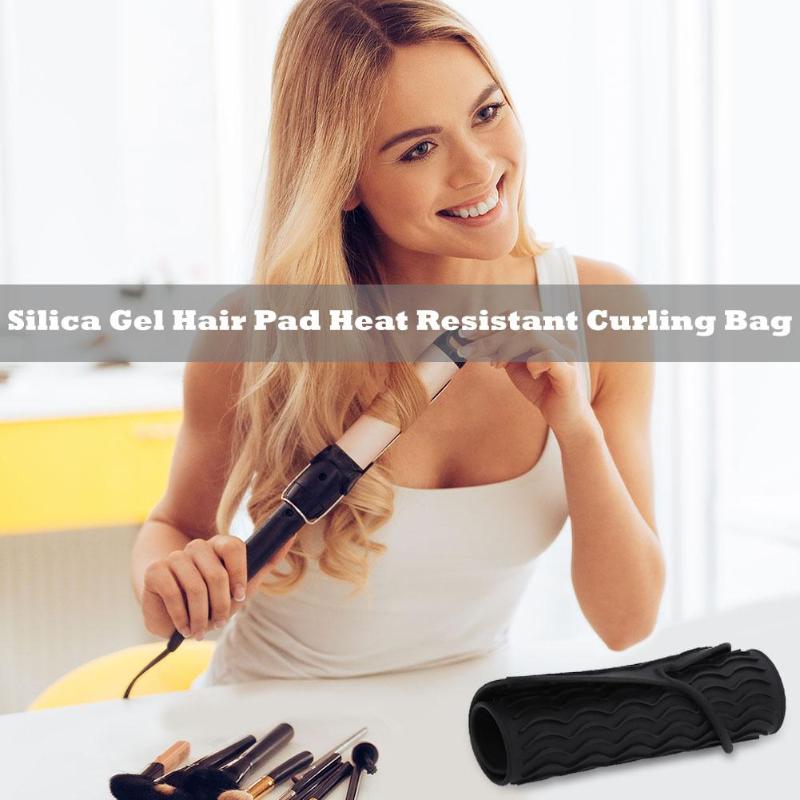 1PC Silicone cheveux lisseur tapis résistant à la chaleur tapis Salon style outils cheveux lisseur fer à friser outils cheveux soin outil