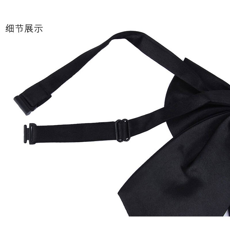 1 corbata de mariposa roja para mujer, pajarita negra con nudo para mujer, para chica, estudiante de Hotel, para camarera, ropa para el cuello, lazos de cinta verde
