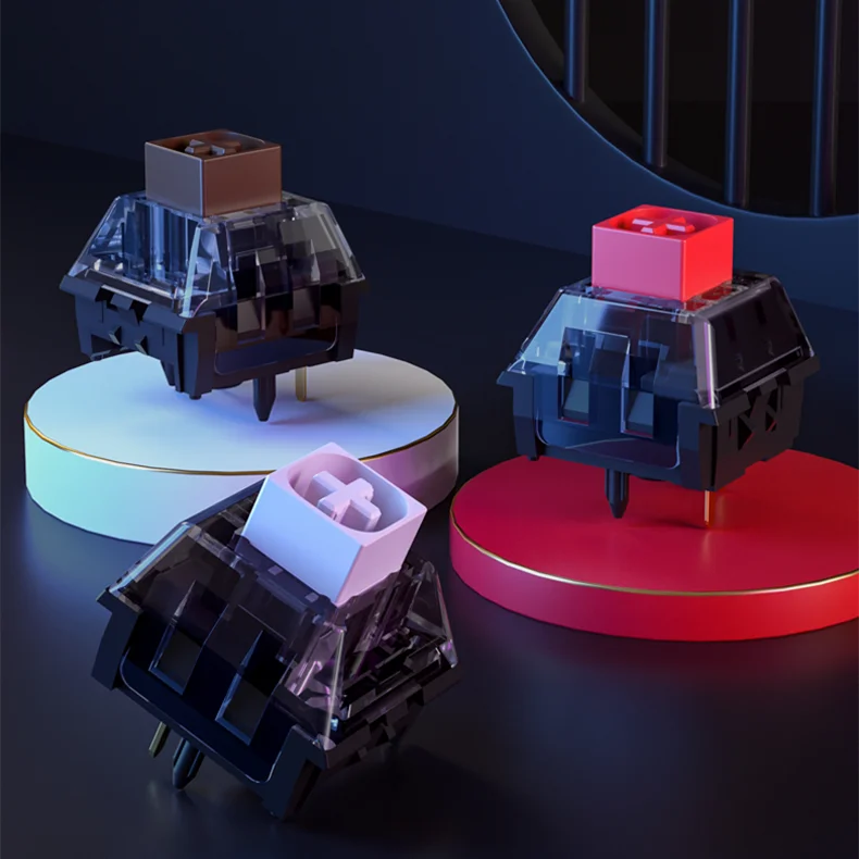 Kailh Box White V2, Box Brown V2, Box Red V2, Interruptor de teclado mecánico Clicky Linear Tactile 5 pines