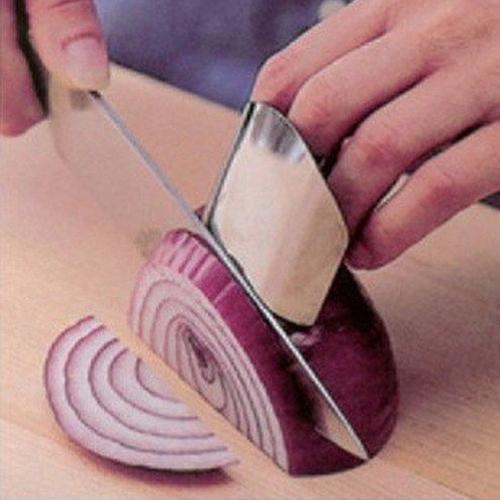 Rvs Vinger Hand Protector Guard Chop Safe Slice Mes Keuken Tool
