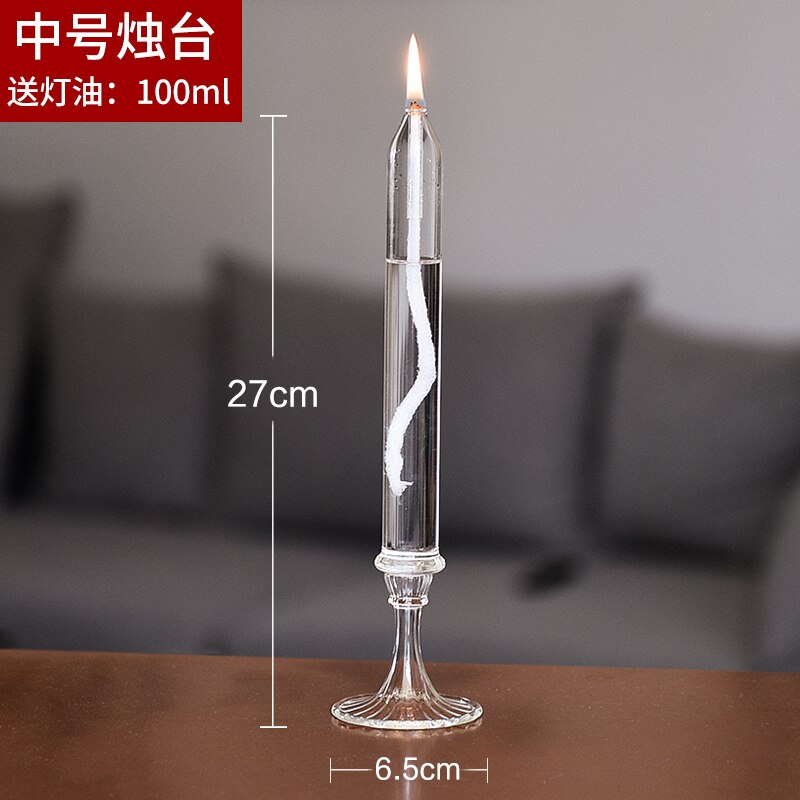 Minimalist Glass Candle Holder Crystals Cylinder Wedding Decoration Table Centerpieces Nordic Style Tea Candle Holder