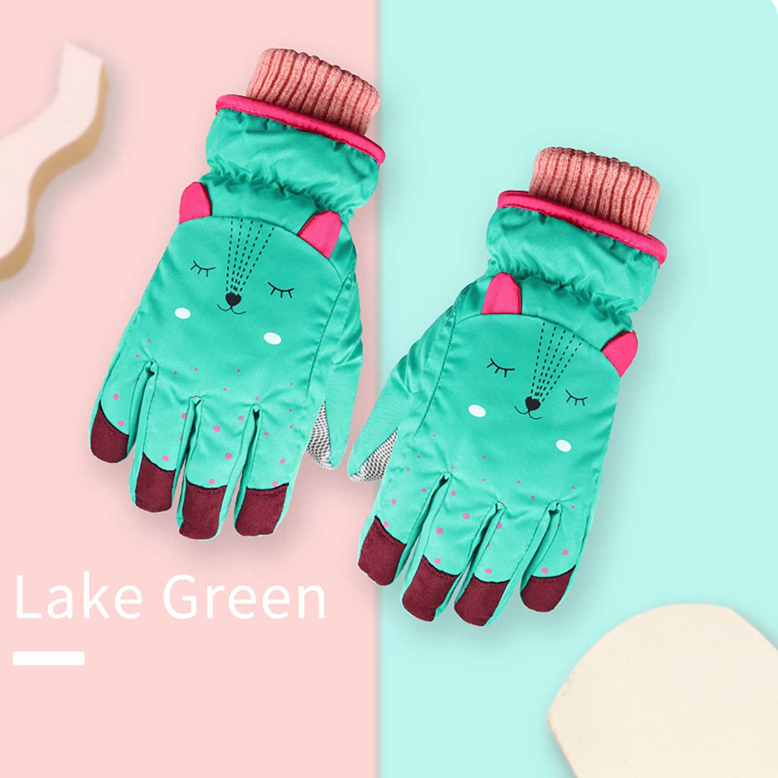 heißesten Junge Mädchen Winter Handschuhe für Kinder Jungen Mädchen Schnee Winddicht Handschuhe Outdoor Sport Skifahren