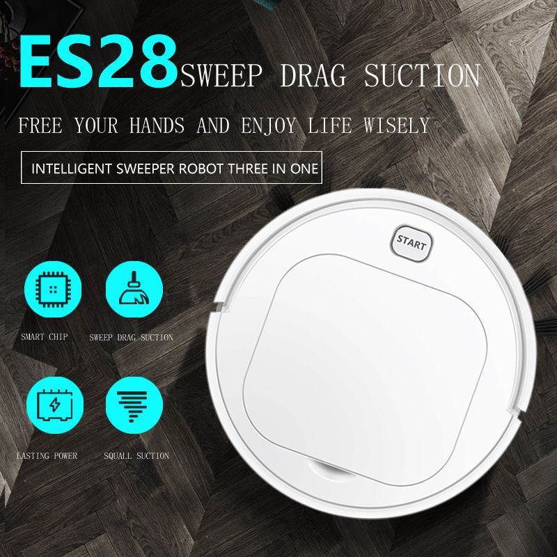 3 in 1 USB Charging Smart Wireless Robot Vacuum Cleaner Sweeping Vaccum Cleaner Robots Carpet Household Cleaning Machine