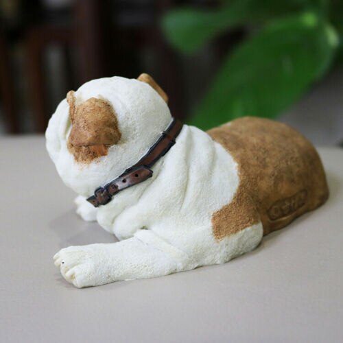 Jjm Vet Britse Bulldog Hond Pet Figuur Canidae Dier Auto Decor Collector Toys Pvc Model Educatief Voor Volwassenen Kids