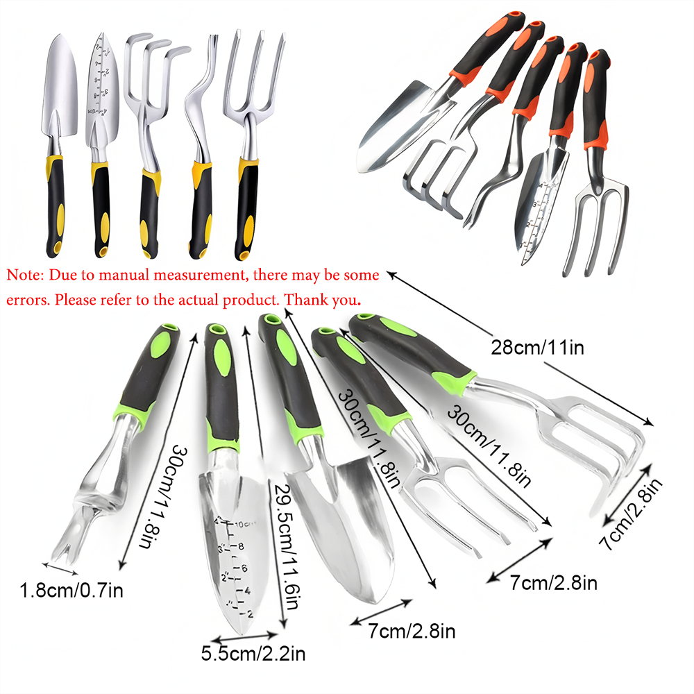 5 uds, pala de jardín, paleta de mano, rastrillo, cultivador, herramientas para desmalezar, herramienta para bonsái, equipo para exteriores, herramienta de jardín, pala, herramientas manuales para plantar