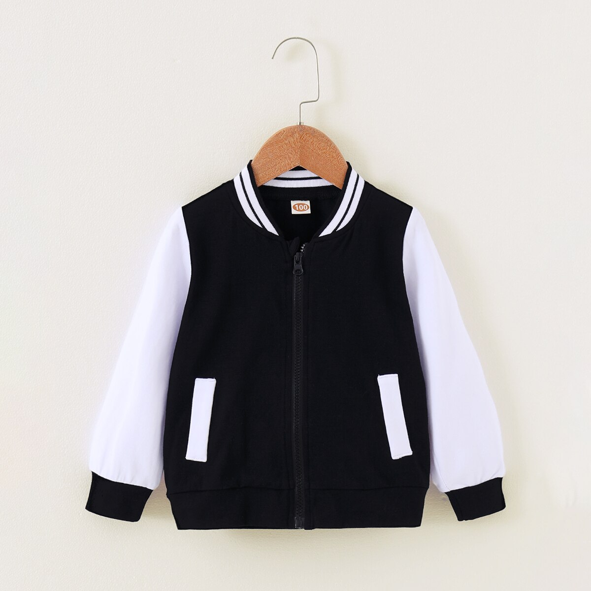 Bulk Items Clothes Baby Boys Long Sleeve Black White Coat Toddler Girls Winter Outfit Jakects Clothing: 110