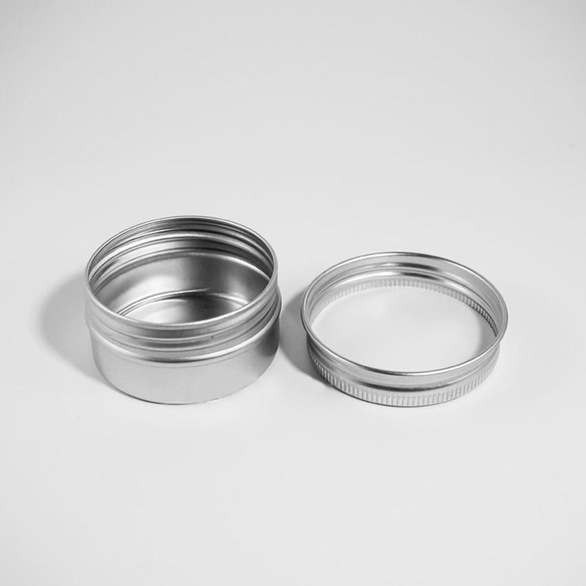 10/15/30/50g ronde aluminium opbergflessen, pot, crème, cosmeticakoffer, draagbare make-up multifunctionele doos met deksel