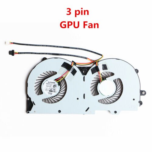 CPU COOLING Fan &amp; GPU fan for Clevo P950 P950HR P950ER T97 T96E T800 4 wire &amp; 3 wire radiator fan: 3 wire GPU fan