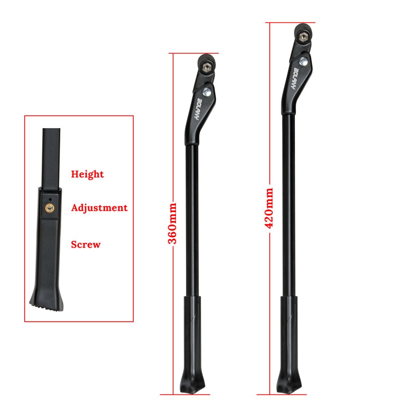 Mountainbike Fiets Kickstand Verstelbare Fiets Side Opvouwbare Fietsen Side Stand Parking Been Rod Bike Stand Fietsen Onderdelen