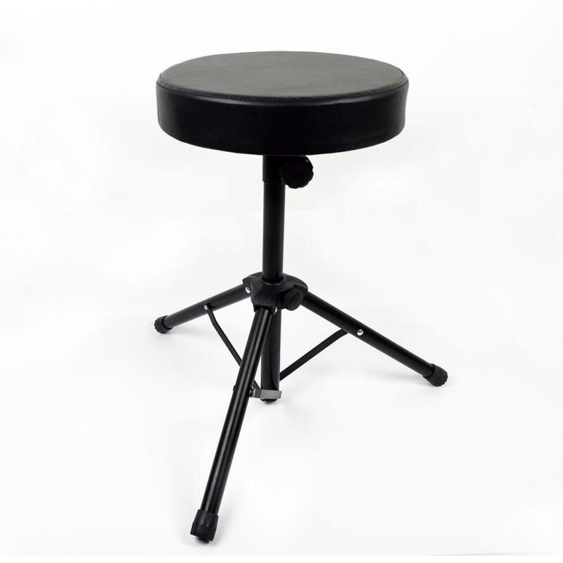 Piano Stool Round Chair For Electronic Drum Metal Piano Stool Keyboard Steel Lifting Stool Height Adjustable: Default Title