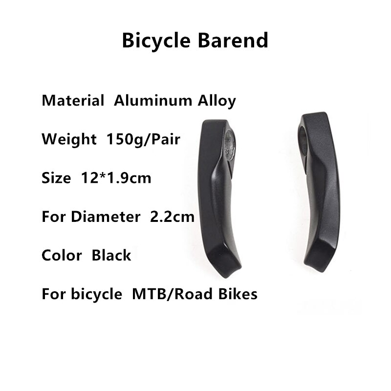 Styre barend grep mtb landevei terrengsykkel sykkel grep bar ende aluminiumslegering ergonomi barends sykkel sykkel tilbehør