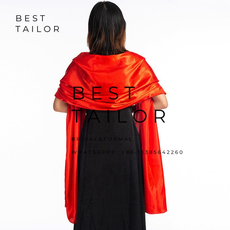 Châle de Mariage blanc boléro mère de la mariée chauffe épaules pour demoiselle d'honneur bal haussement d'épaules accessoires de Mariage Mariage femme: Rouge