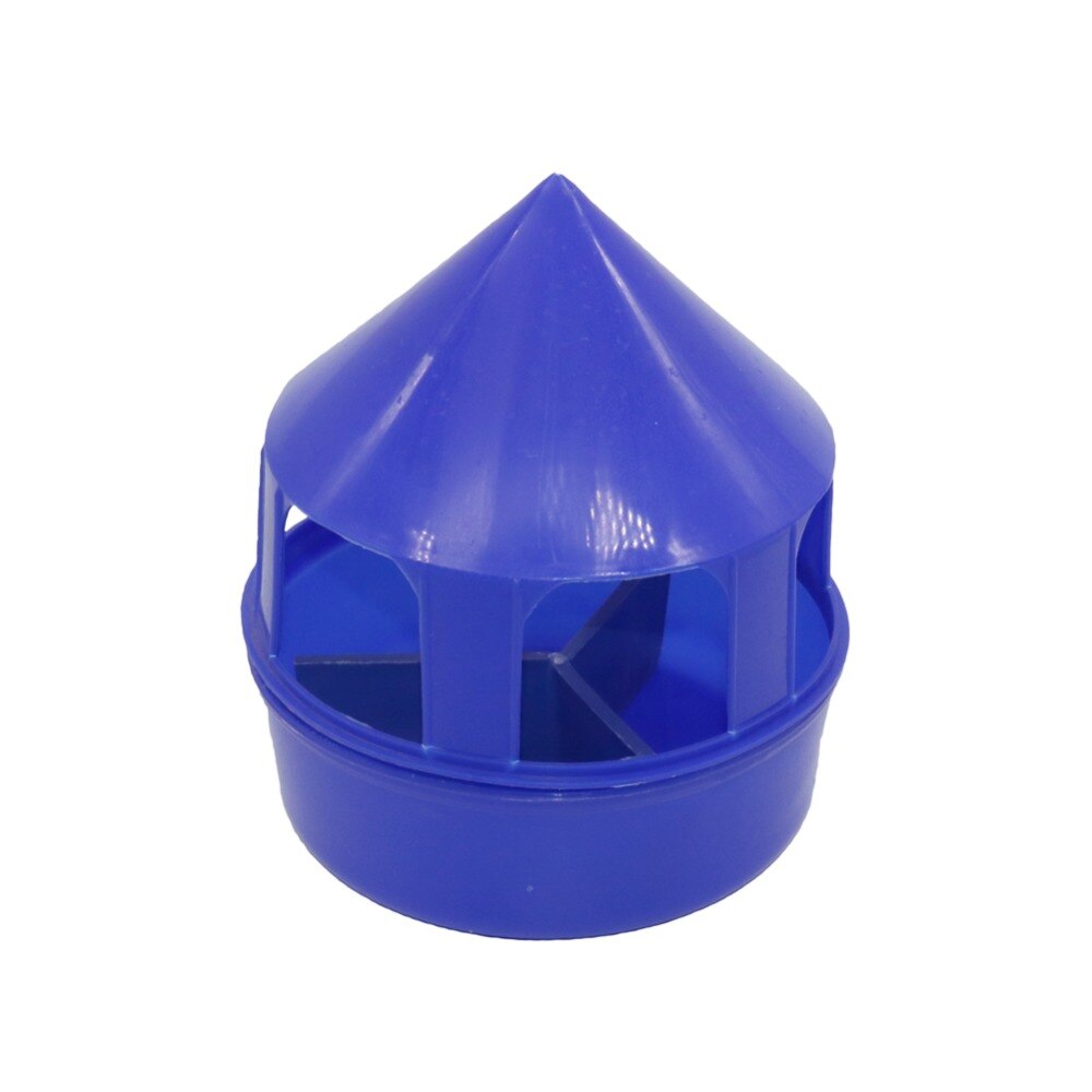 6 Sets Bird feeder Pigeon trough Aviculture industry Pigeon equipment Blue