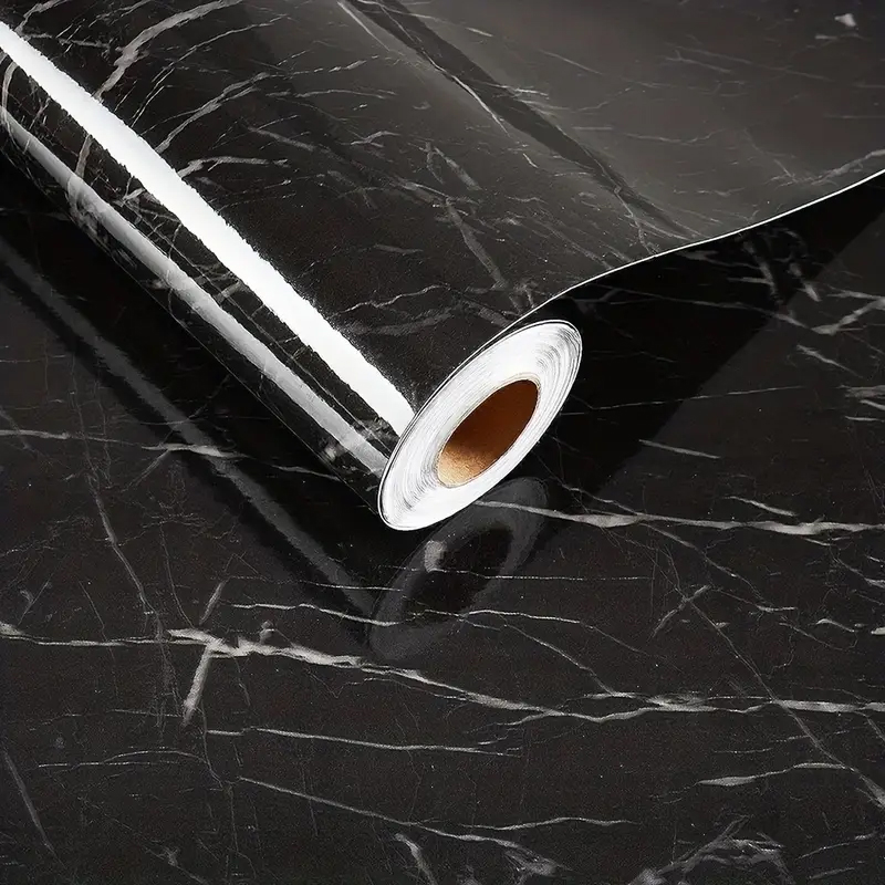 Papel pintado de pegatinas de pared de mármol, pegatinas de pared autoadhesivas de cocina, pegatinas impermeables de PVC a prueba de grasa, pegatinas de baño: Oro