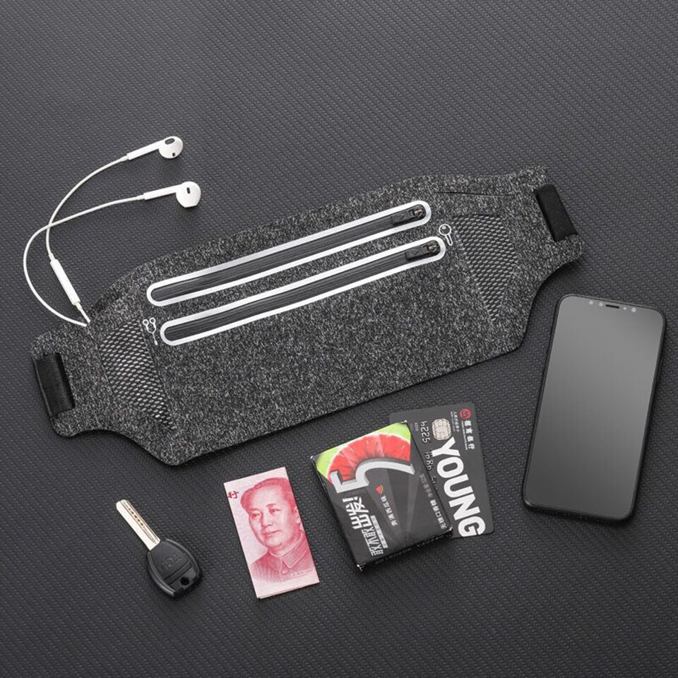 Trail Running Bag Waterproof Running Waist Bag Reflective Fanny Pack Men Women Jogging Marathon Belt bag Gym Fitness Bag