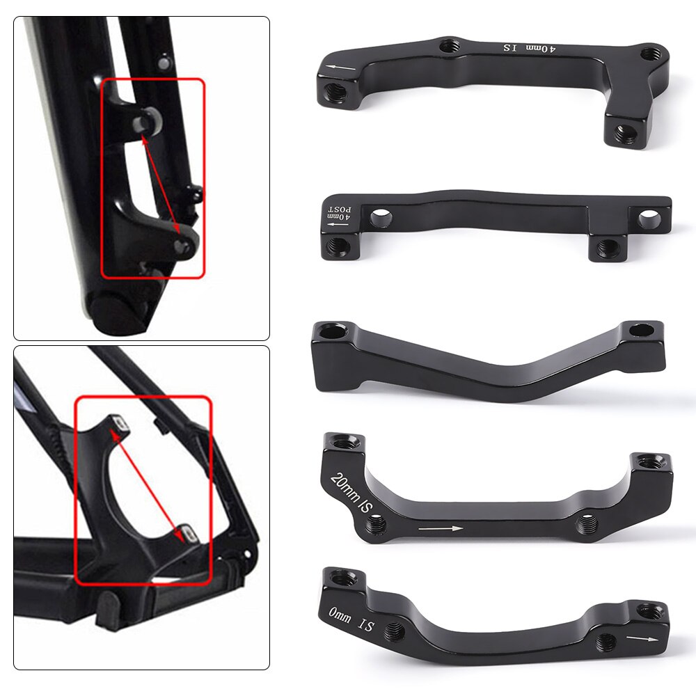 1pc ultralet legerings skivebremseadapter pm/is-konverter a til b-skivebeslag mountainbike cykeltilbehør 180/203/140/160mm