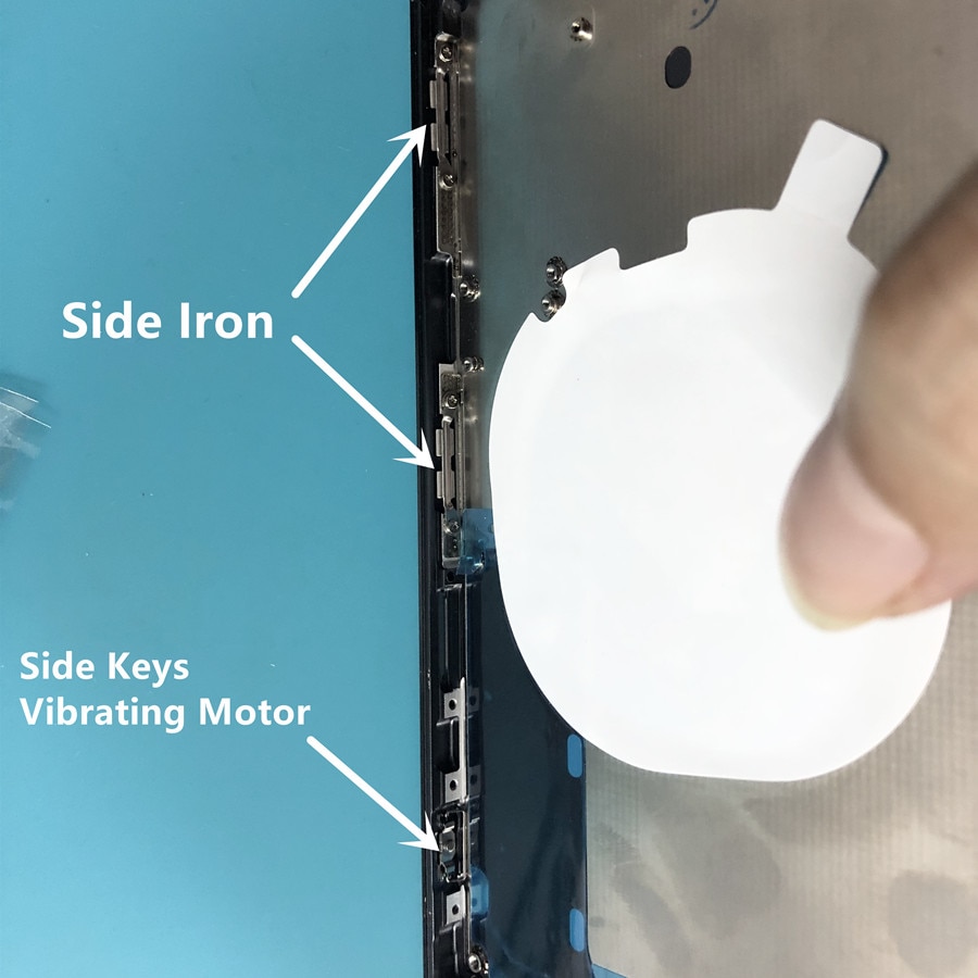 Replacement Parts for iPhone 8 8 Plus Rear Housing Middle Frame and Back Glass Cover with Small Parts