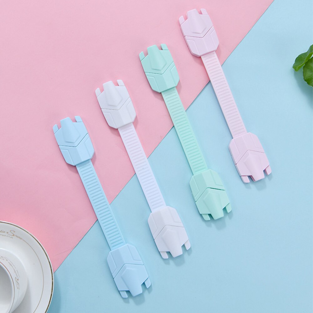 1pc Child Safety Locks for Refrigerators Drawer Door Baby Safe Protection From Children Lock Castle Security Blocker Padlock
