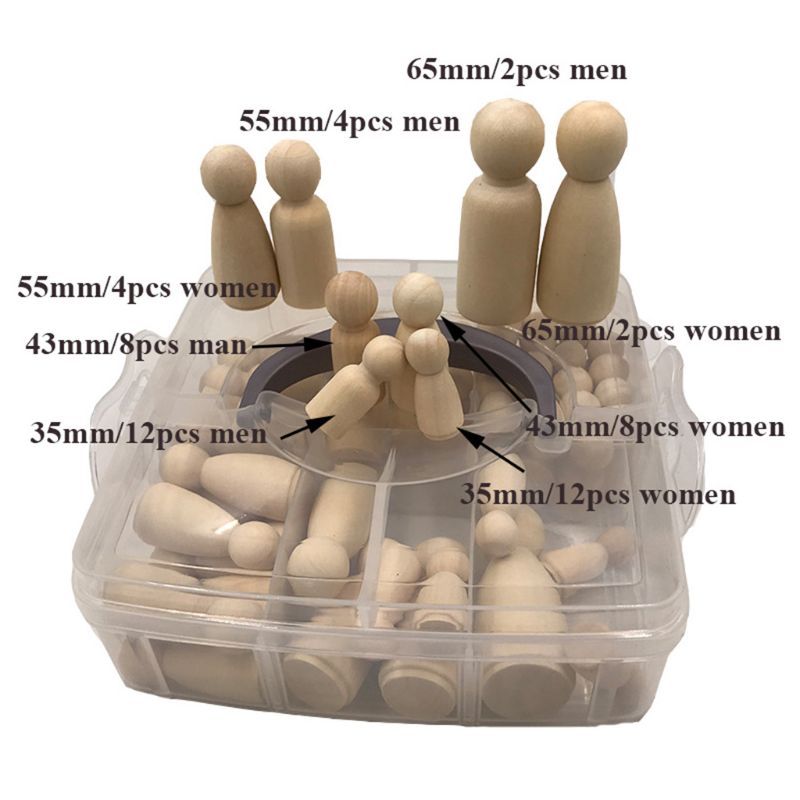 DIY Natural Wooden Beads Baby Molar Set Infants Necklace Bracelet Accessories G99C