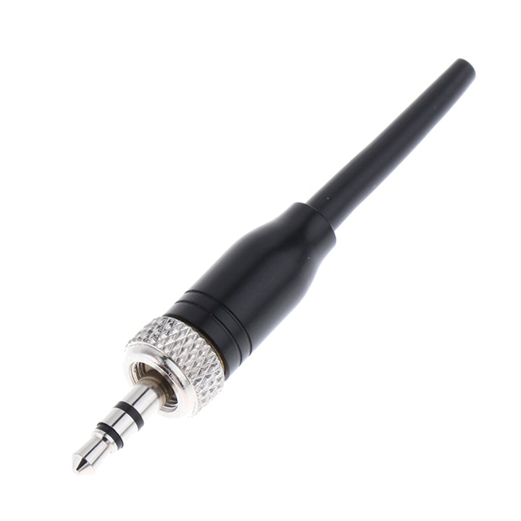 3.5 Mm Stereo Jack Plug Mini Audio Connection for Repair Microphone Black