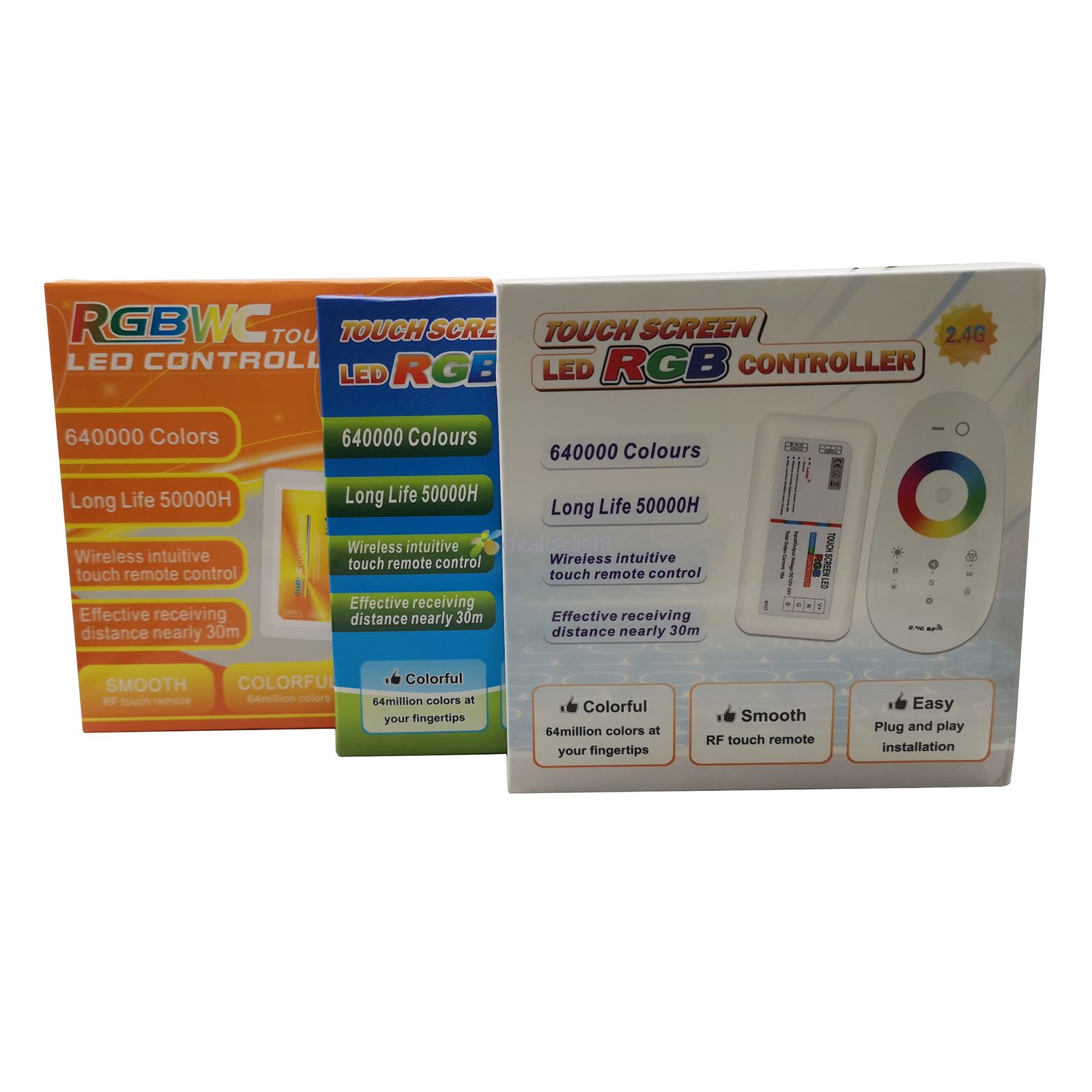 2,4G Touch Screen LED Controler RGBW RGB RGBWC DC12-24V 18A Fernbedienung Für RGB RGBW RGB + CCT LED streifen