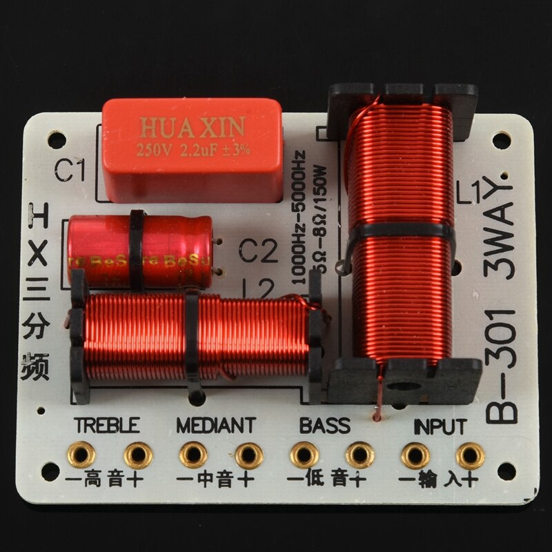 Quickbuying 150W Multi Speaker o Frequency Divider 3 Way Crossover Filters Acoustic Components