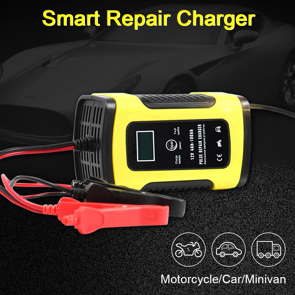 12V 6A Full Automatic Car Battery Charger Power Pu... – Grandado