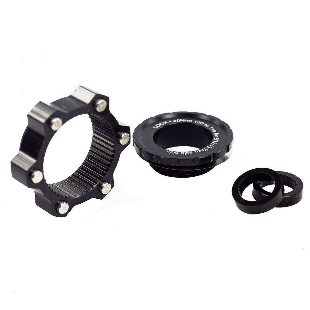 Adaptador de centro de bloqueo SILVEROCK Boost M12, 142mm a 148mm, M15, 100mm a 110mm, Kit de conversión de freno de disco Centerlock