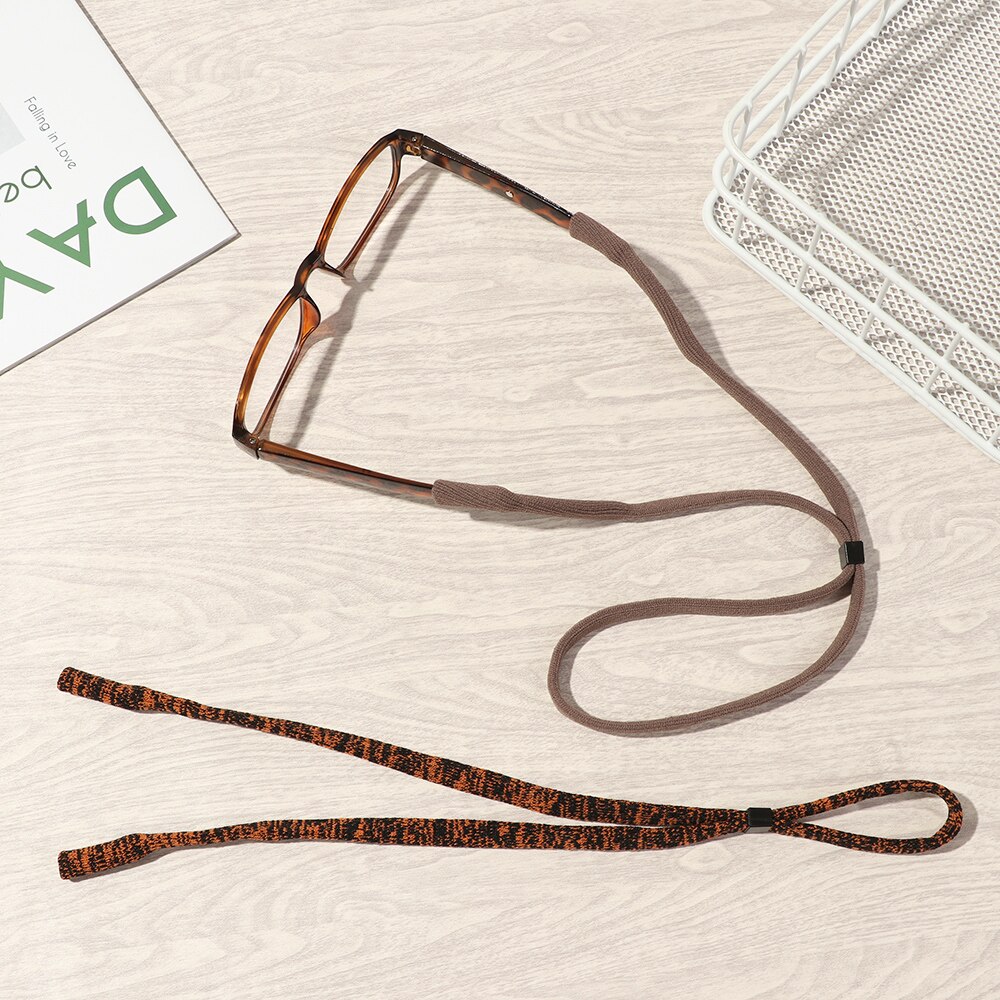 1pc polyester brillenkettingen, antislip brillenkoorden, brillenkettingen, zonnebrillenaccessoires