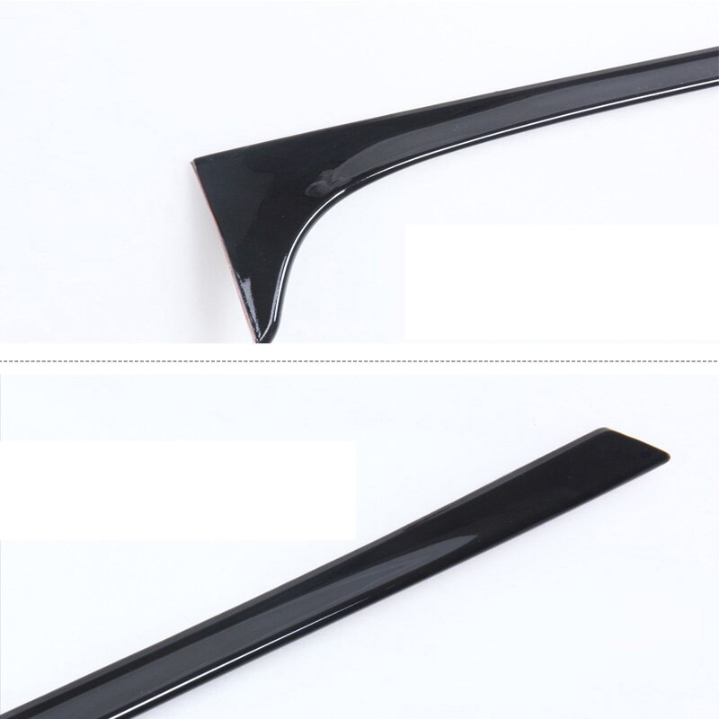 Tillbehör spoilers till volkswagen vw golf 7 mk7 abs svartmålade bakre spoiler vingar bil styling 2 st