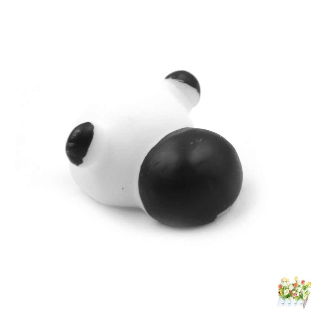 1PCS Cute Kawaii Decompress Anti-stress Squishy Panda Mochi Squeeze Stretchy charms Phone Straps