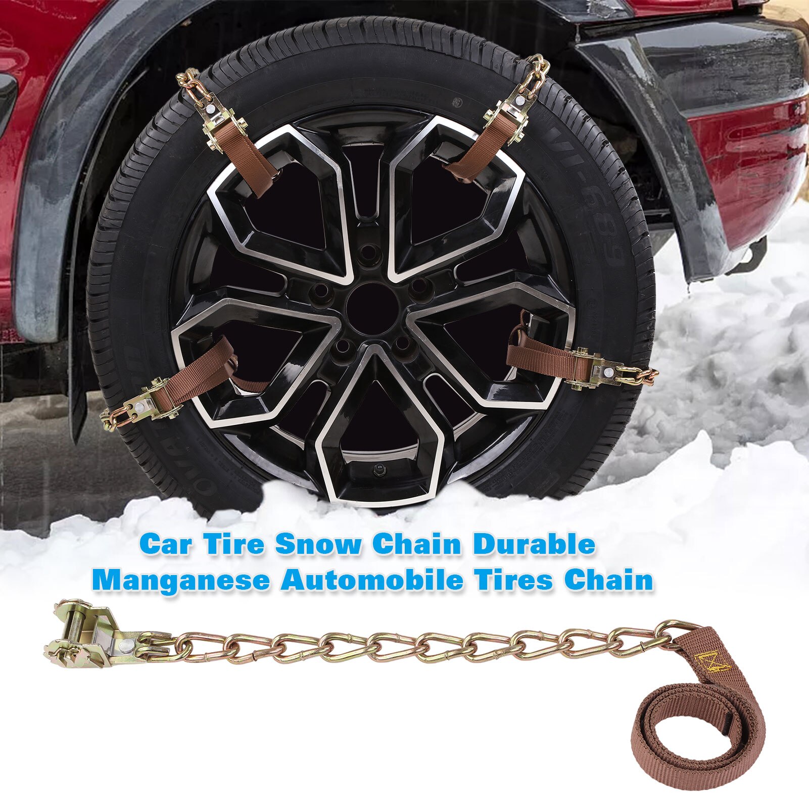Car Tire Metal Snow Chain Durable Manganese Car Ti... – Grandado