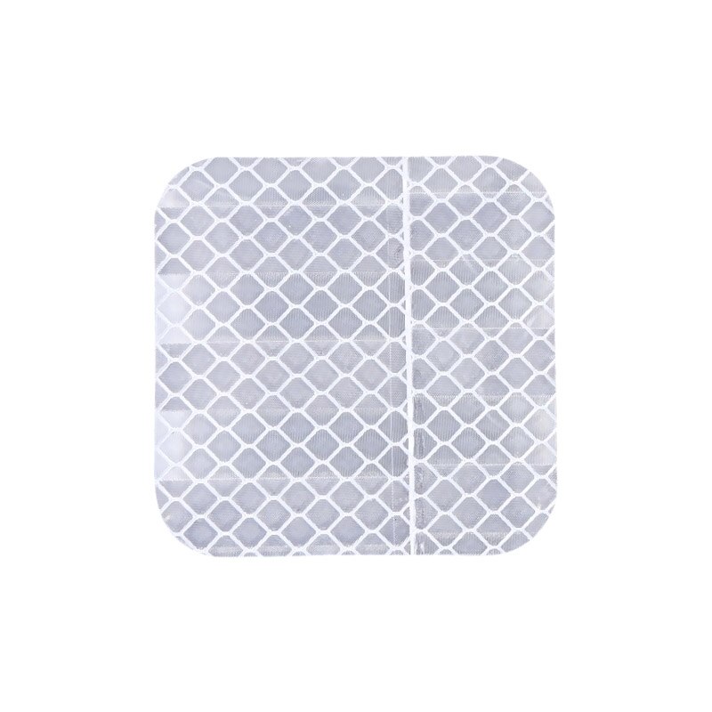 Fiets Reflecterende Stickers Fiets Fluorescerende Sticker Mountainbike Lichtgevende Reflectoren Night Fietsen Waarschuwing Plakband: WHITE