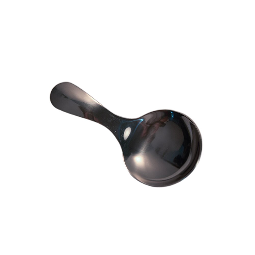 Ronde Servies Leuke Baby Roestvrij Staal Ijs Soep Kinderen Mini Korte Steel Veilig Glad Voor Kids Thee Lepel