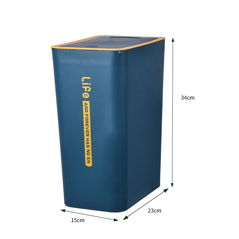 Household Simple And Hand-Pressed Trash Can/Kitchen Trash Can