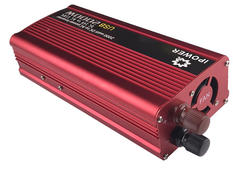 2000W Car Inverter DC 24V to AC 220V-240V Power Inverter Charger Converter Transformer Vehicle Power Supply Switch