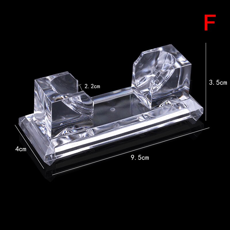 Acrylic Bracelet Jewelry Wrist Watch Display Rack Holder Show Case Stand Tool Clear Plastic Display: F