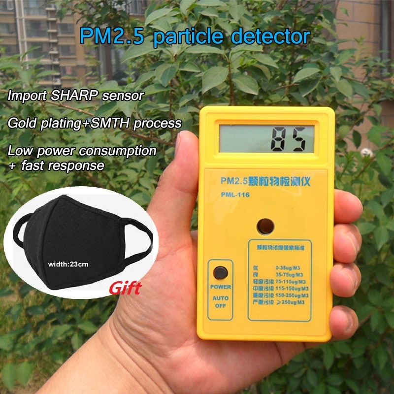 PM2.5 Detector Air Monitor Particle Dust Air Tester Protection Sensitive Sensor Accurate Rapid Reaction PM 2.5 Analyzer