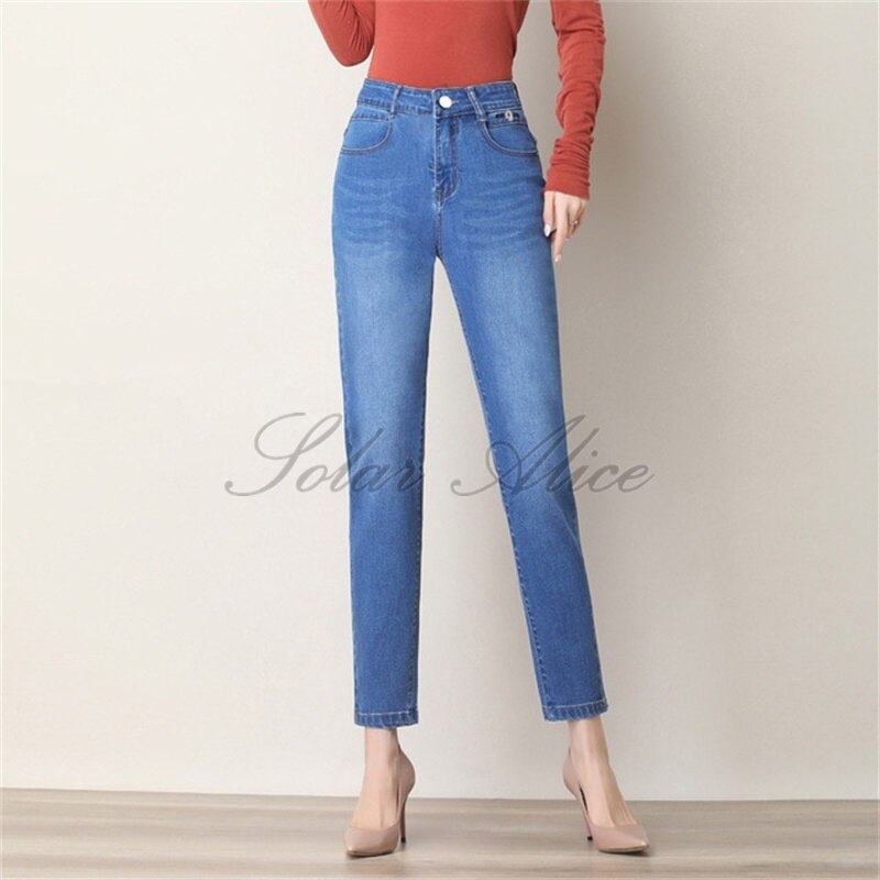 Vrouwen Fall Harlan Jeans Enkellange Slim Wortel Broek