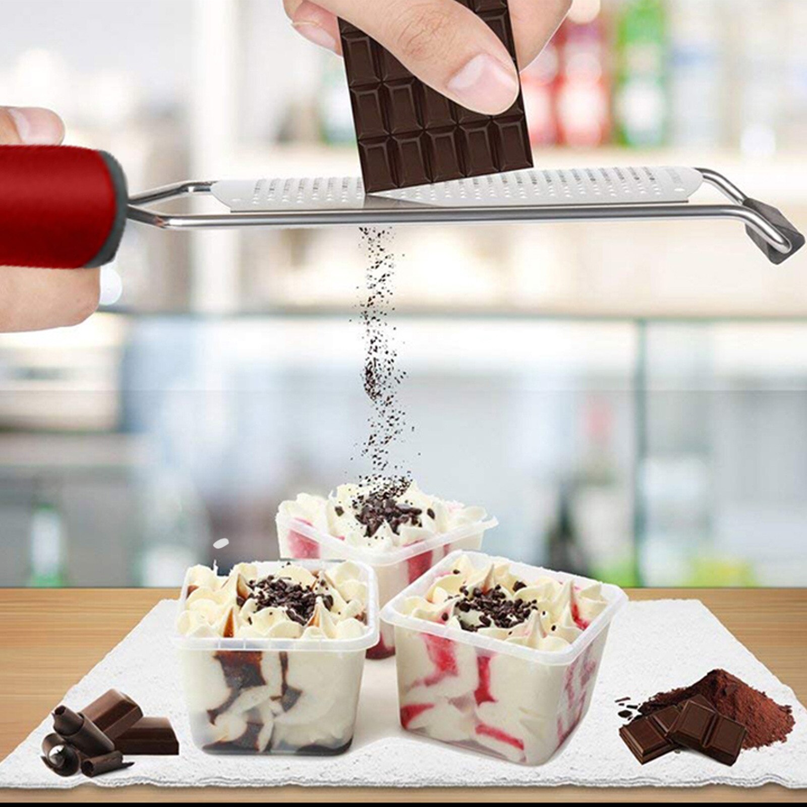 Citroen Kaas Zester Rasp Hand-Held Roestvrij Staal... – Grandado