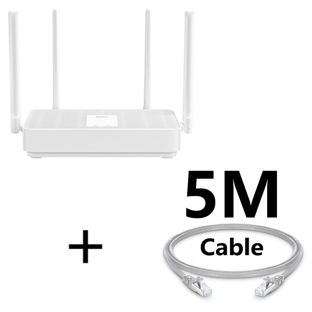 Xiaomi Redmi Router AX5 Wifi 6 Mesh Gigabit 2.4G/5.0GHz Dual-Band Wireless Router Wifi Repeater 4High Gain Antennas AX5 WIFi