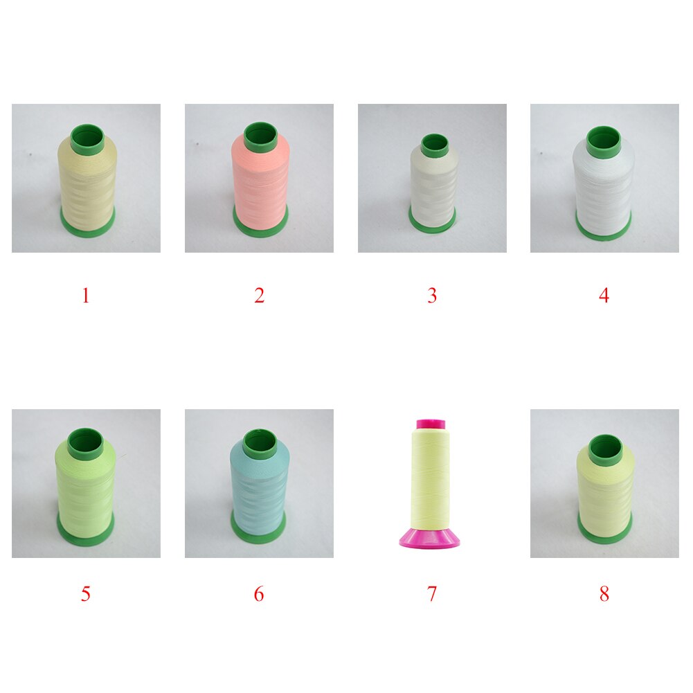 hilo de coser de POLIÉSTER + luminoso que brilla en la oscuridad, para bordar, DIY