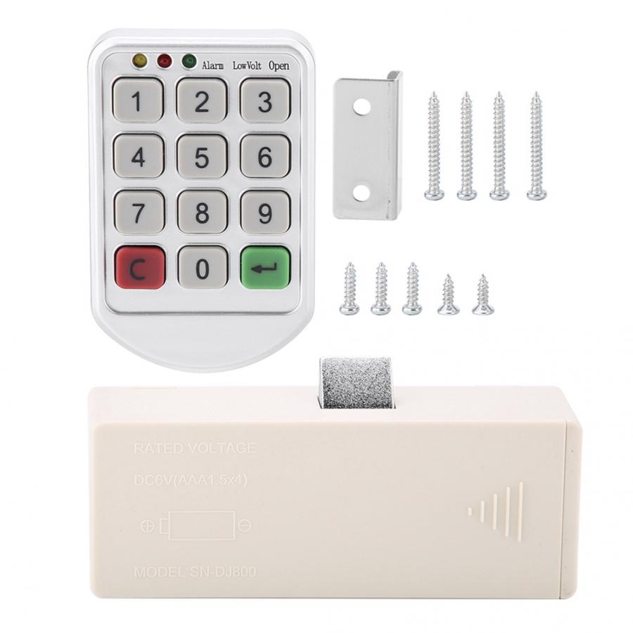 ABS Plastic Panel Digital Electronic Intelligent Password Keypad Number Cabinet Door Code Lock fechadura digital smart lock