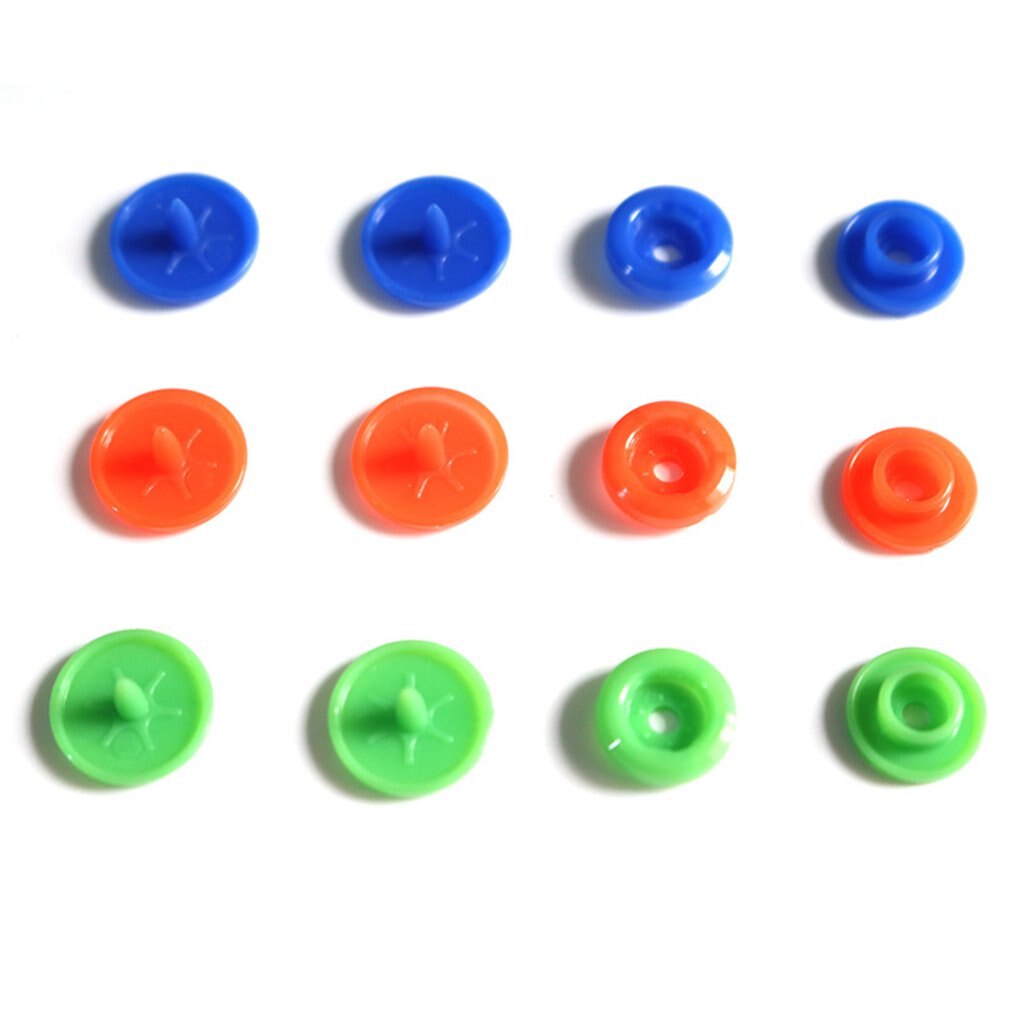 600Pcs 1440Pcs Hars Nylon Plastic Kinderen Vier Knoppen Kit Kleur Ronde Knop Zakken Gesp Multicolor Set