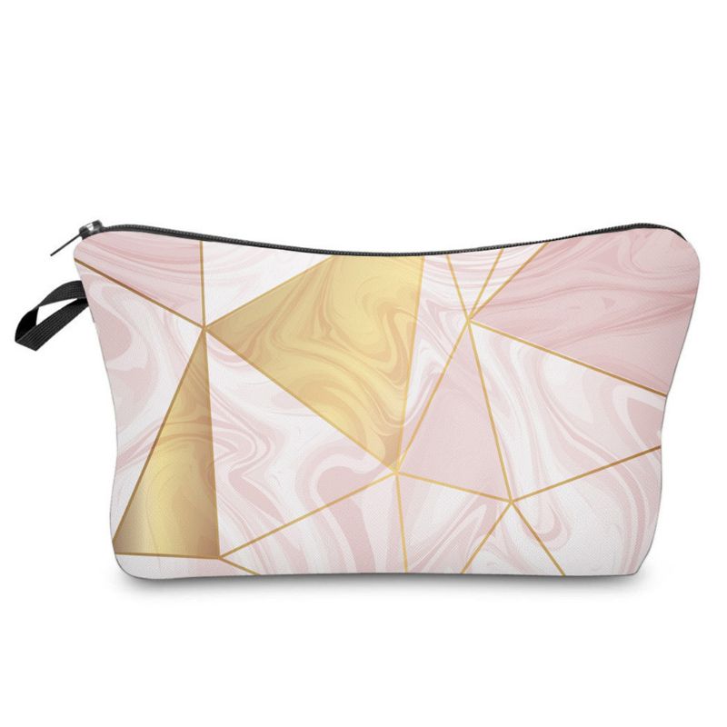 Multifunctional Cosmetic Bag Makeup Case Pouch Toiletry Travel Zip Wash Organize Makeup bag: A