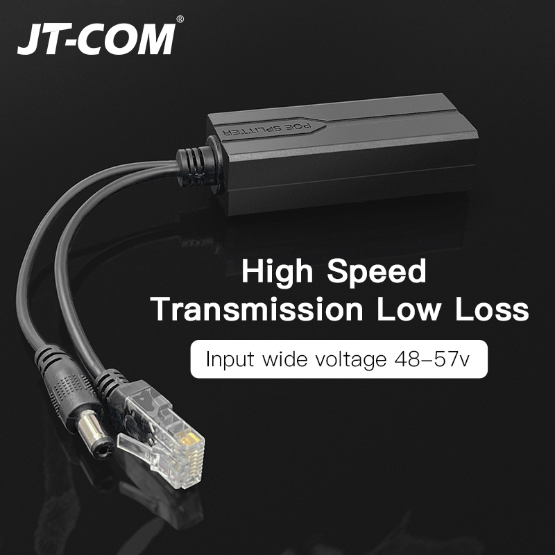 POE Splitter 48V To 12V POE Connectors Splitters Extender Injector IEEE802.3af/at 10/100M For Hikvision POE Splitters