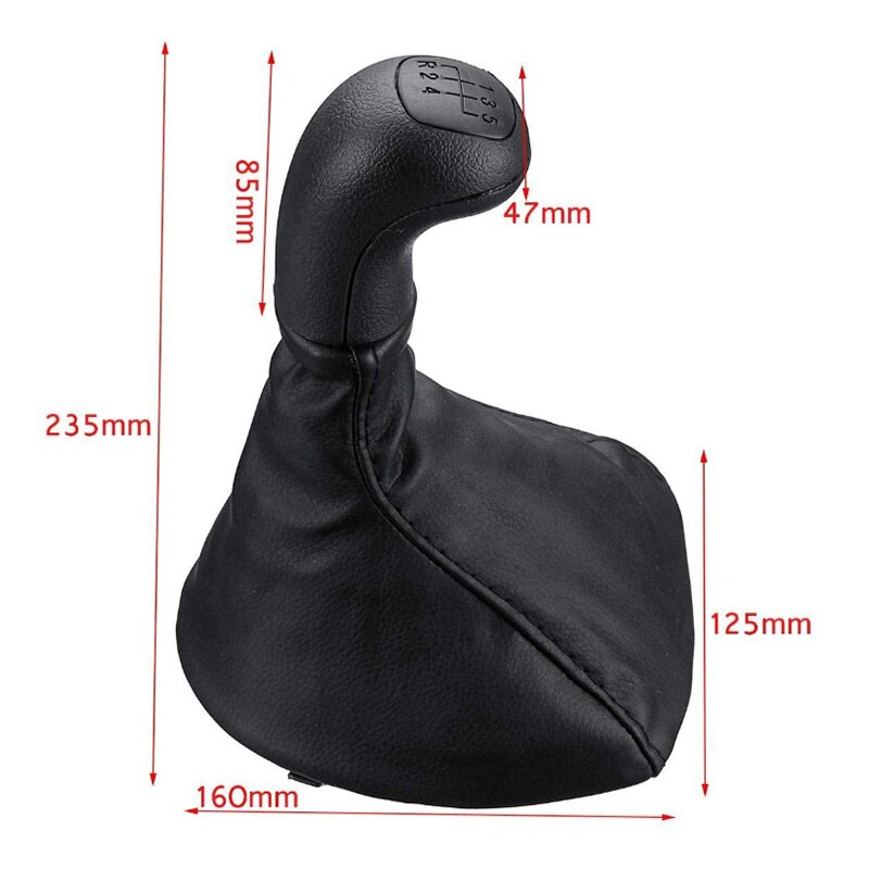 Voor mercedes-benz vito 638 w638 autostyling 5 versnellingspookknoppen met hoes