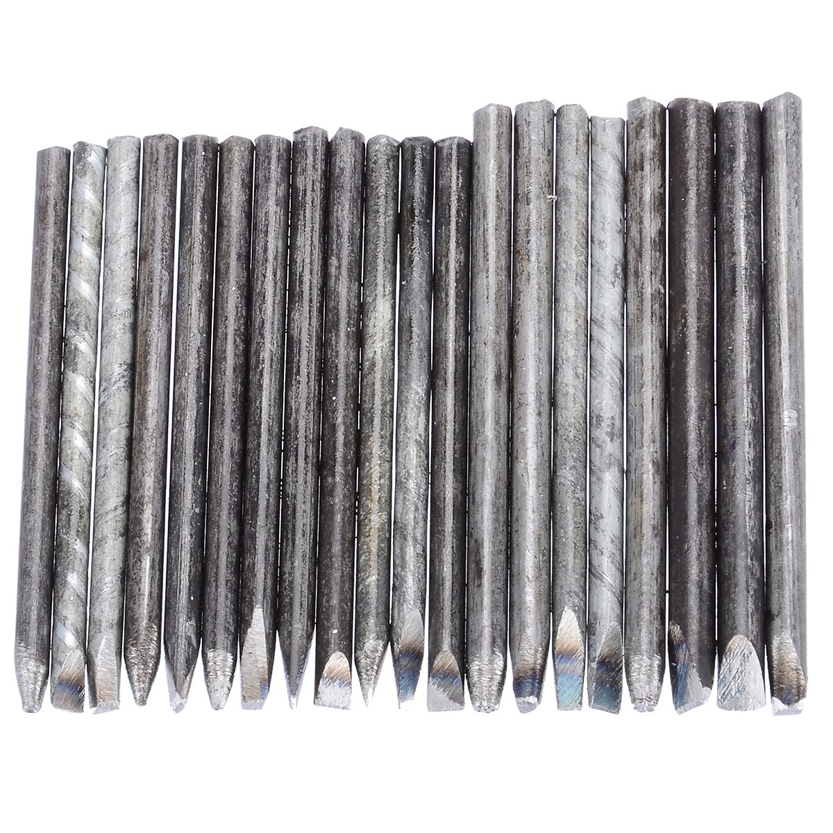 20pcs 4mm Steel Punches Flower Punch Stamp Set Jewelry Metal Stamping Punch Die DIY Leather Printing Tool